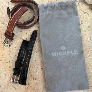 Michele mini watch strap